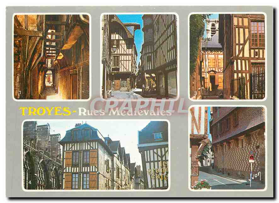 CPM Couleurs et Lumiere de  france Troyes (Aube)