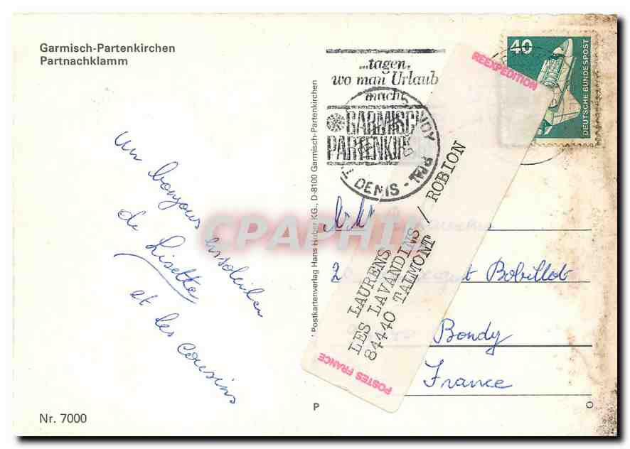 CPM Partenkirchen — Rückseite