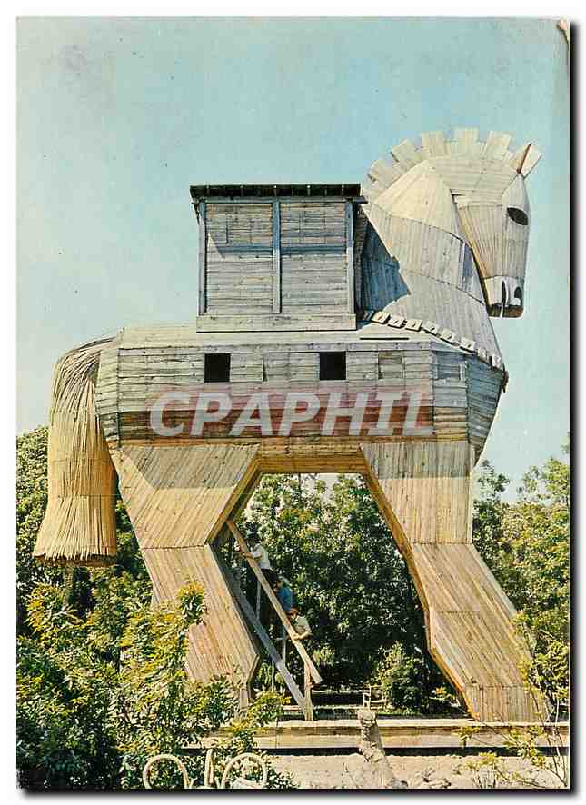 CPM Canakkale Turiye Troie cheval en baie