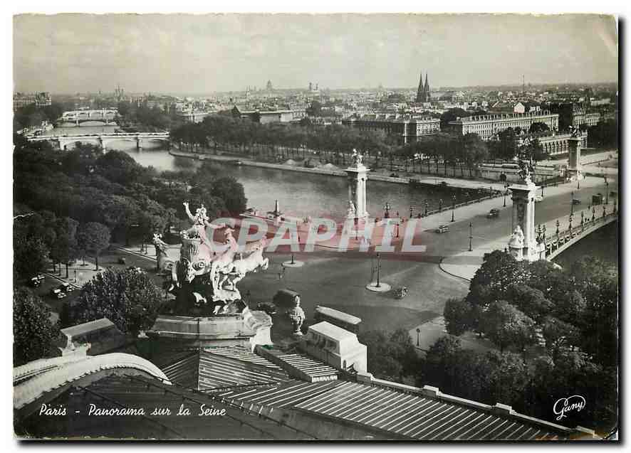 CPM Paris Panorama of the Seine