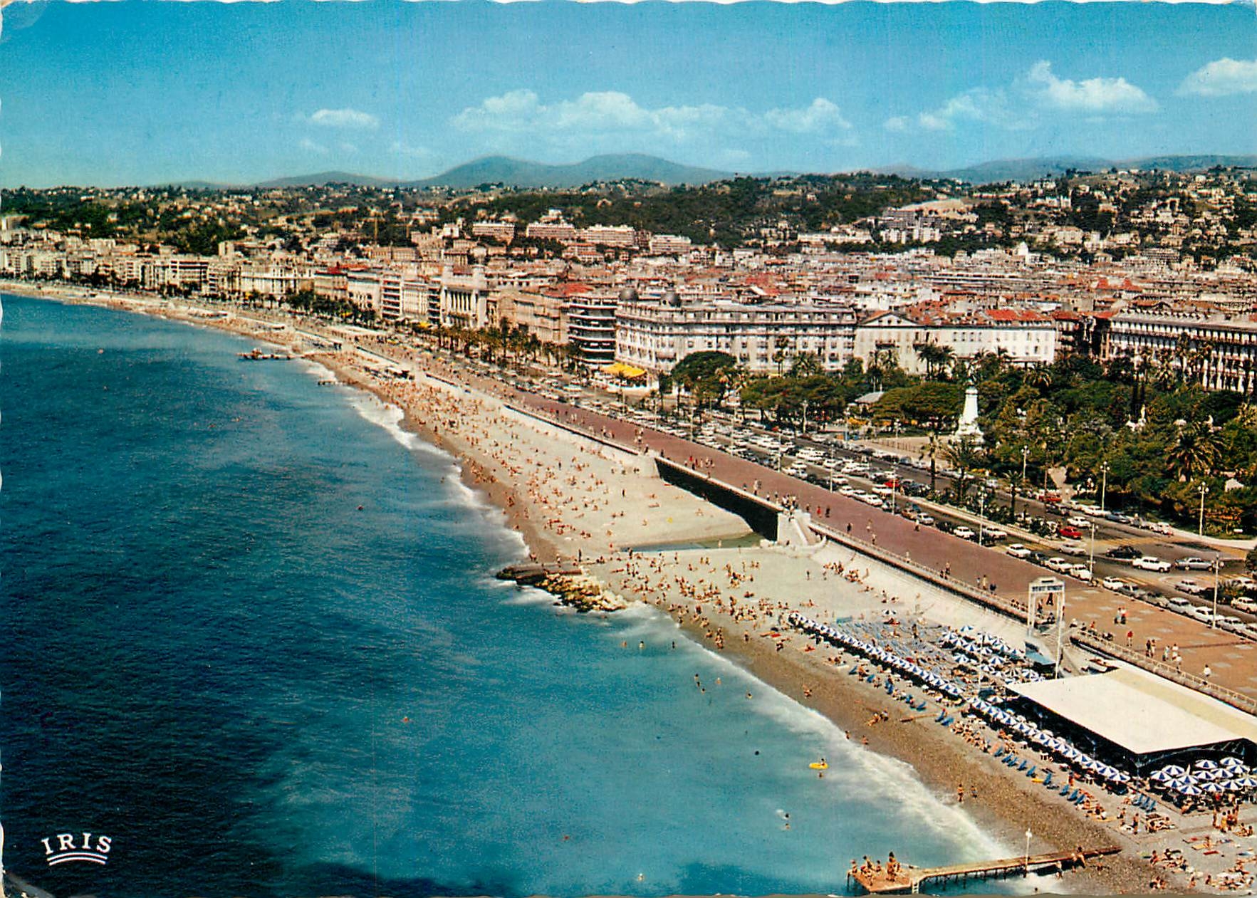 CPM Reflets de la Cote d'Azur Nice (A M) Vue generale Au 1er plan le jardin Albert Ier la promenade 