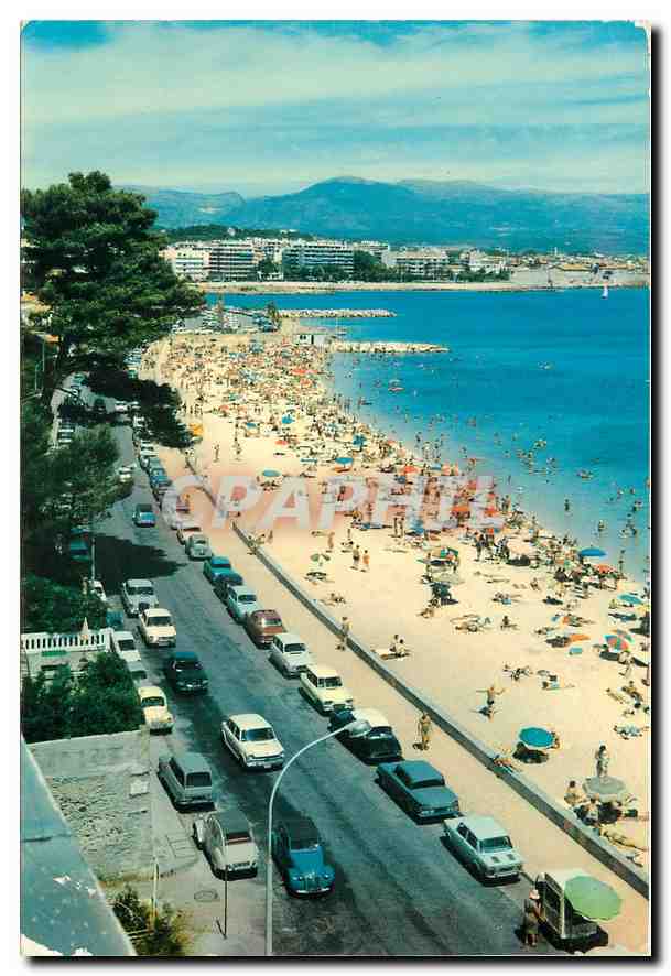 CPM La Cote d'Azur Antibes La Plage de la Salice