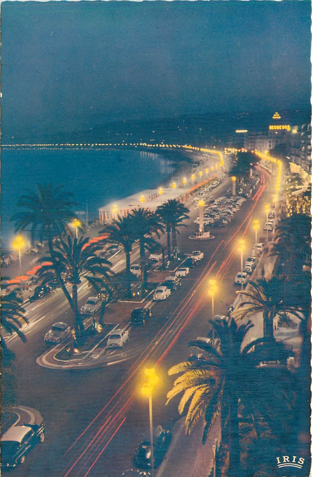 CPM  Reflets de la Cote d'Azur Nice la Nit La Promenade des Anglais