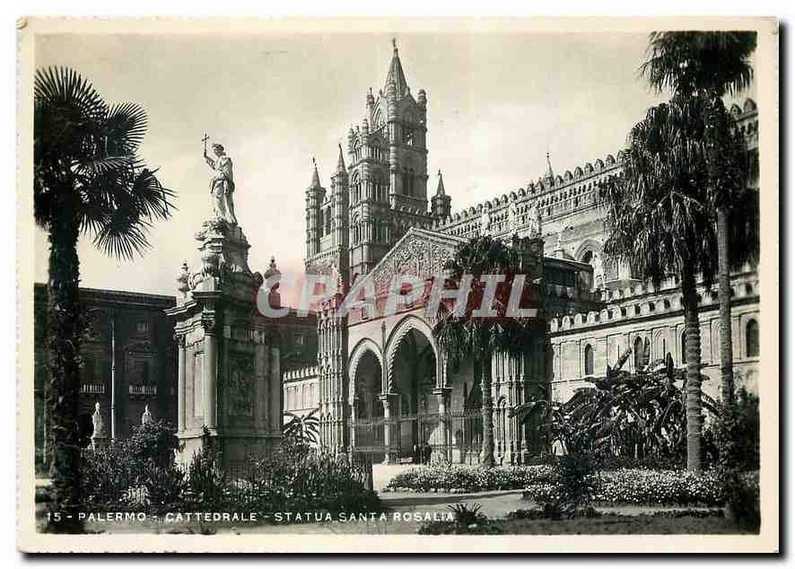 CPM Palermo Cathedrale Statue St Rosalie