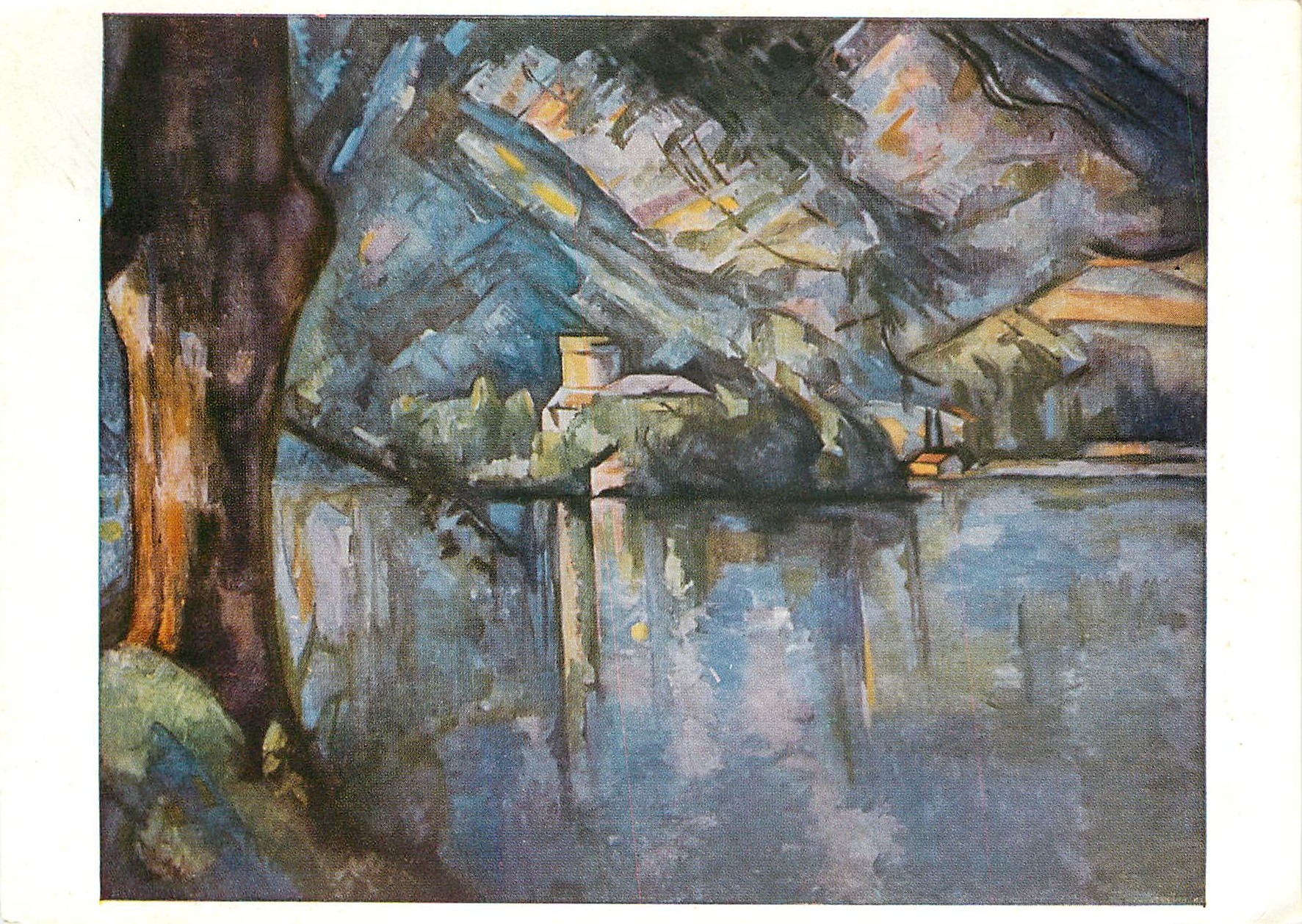 CPM Paul Cezanne (1839 1906) le Lac D'Annecy