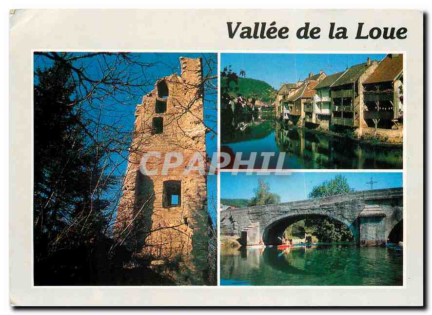 CPM La Vallee de la Loue (Doubs) Les Ruines du Chateau de Scey Mazieres