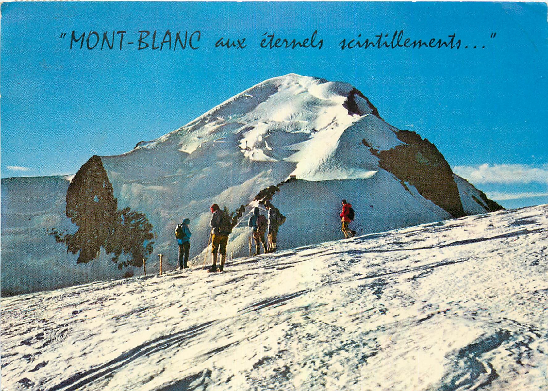CPM Mont Blanc aux eternels scintillements