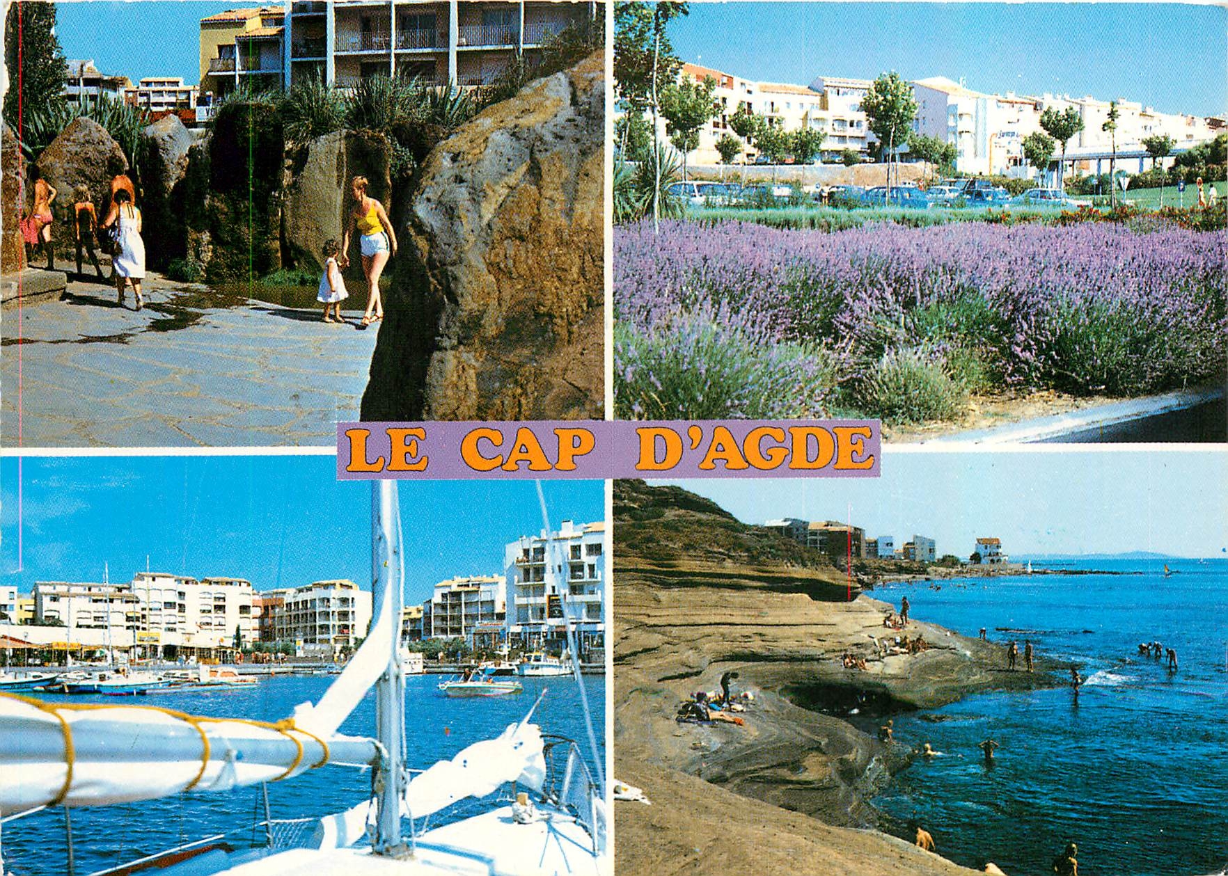 CPM Le Cap d'Agde Le Mole ses promenades