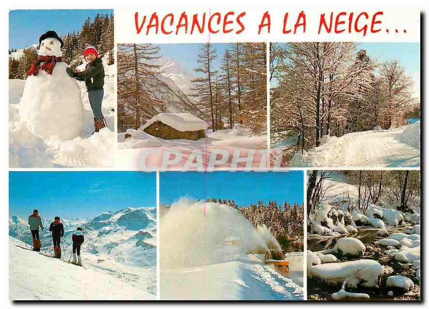CPM Vacances a la Neige