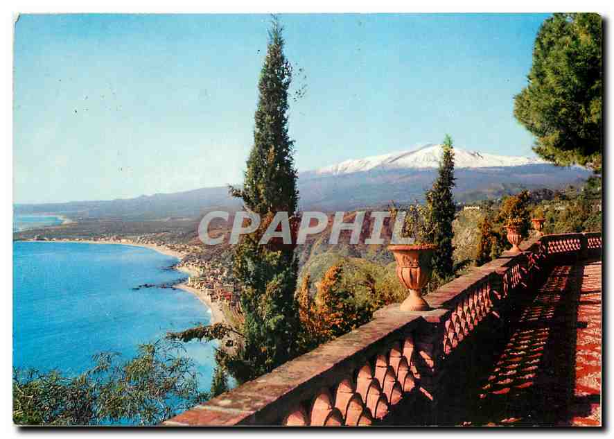 CPM Taormina Panorama de Giardini et Etna