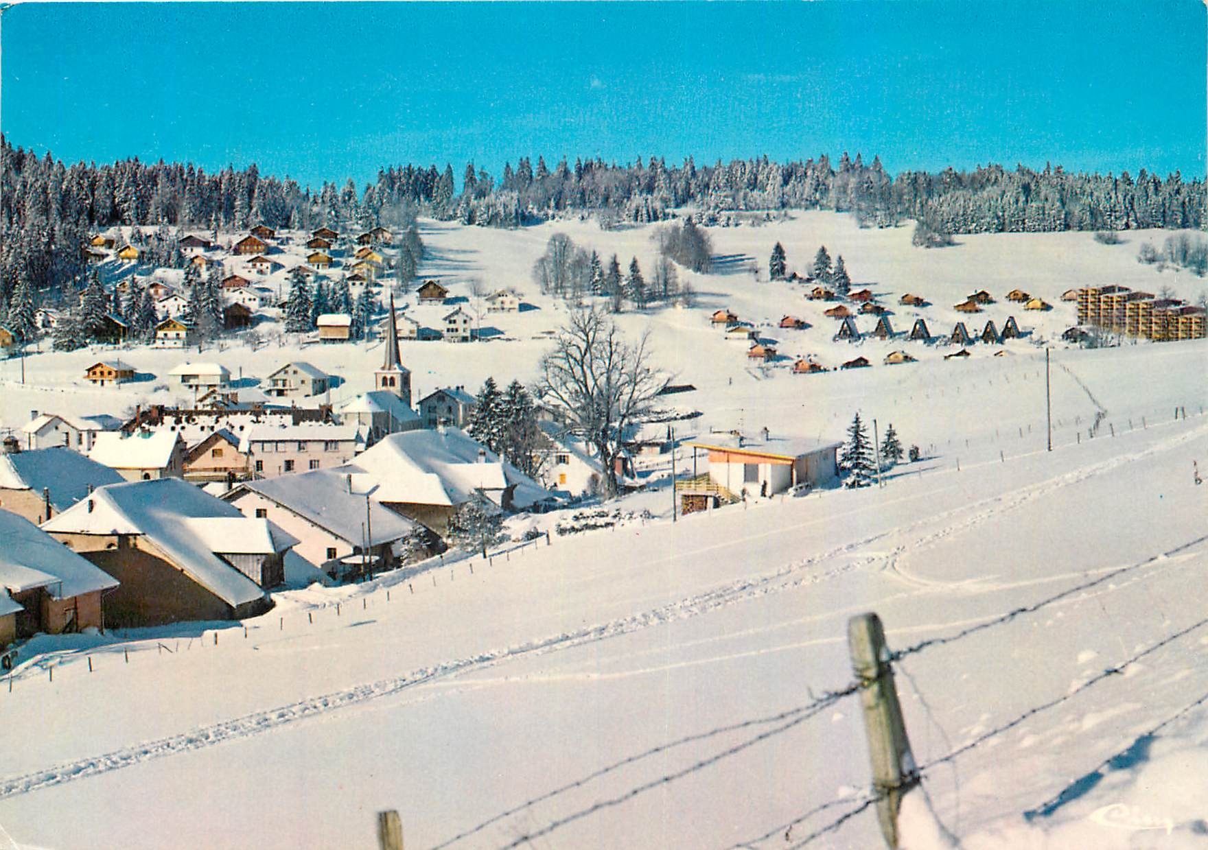 CPM Les Hopitaux Neuf (Doubs) Staion de Sports d'Hiver cure d'air