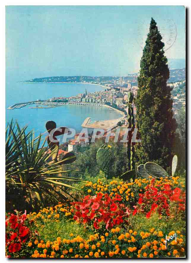 CPM Couleurs et Lumiere de la France la Cote ds'Azur miracle de la nature Menton (A Mmes) vue genera