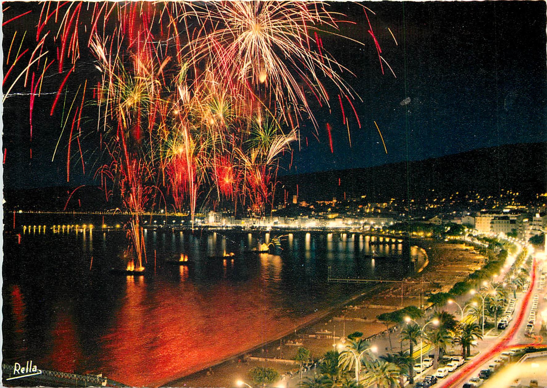CPM La Cote d'Azur Cannes (A M) Festival de feux d'Artifice
