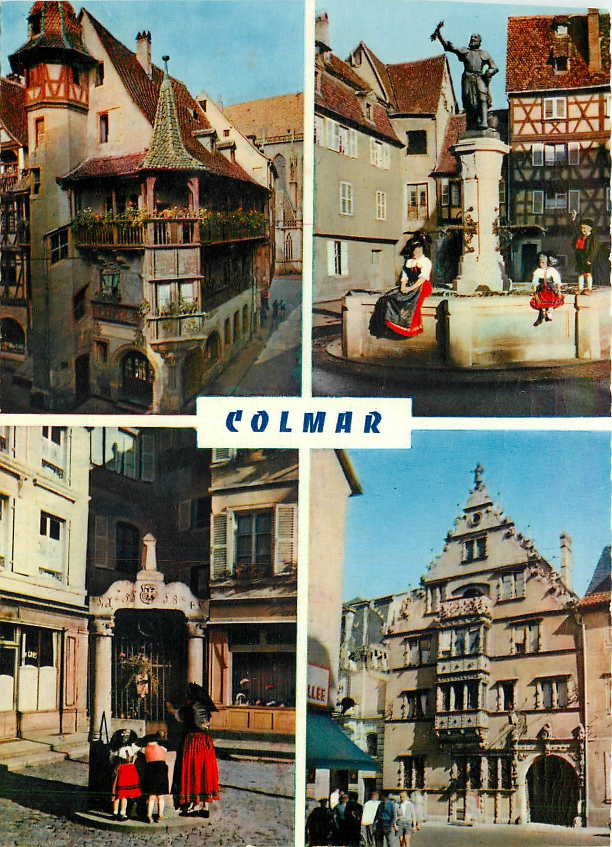 CPM L'Alsace Pittorsesque souvenir de Colmar (Haut Rhin)