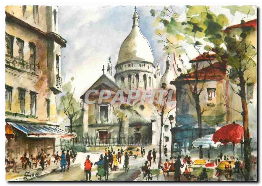 CPM Paris Montmartre Place du Tertre
