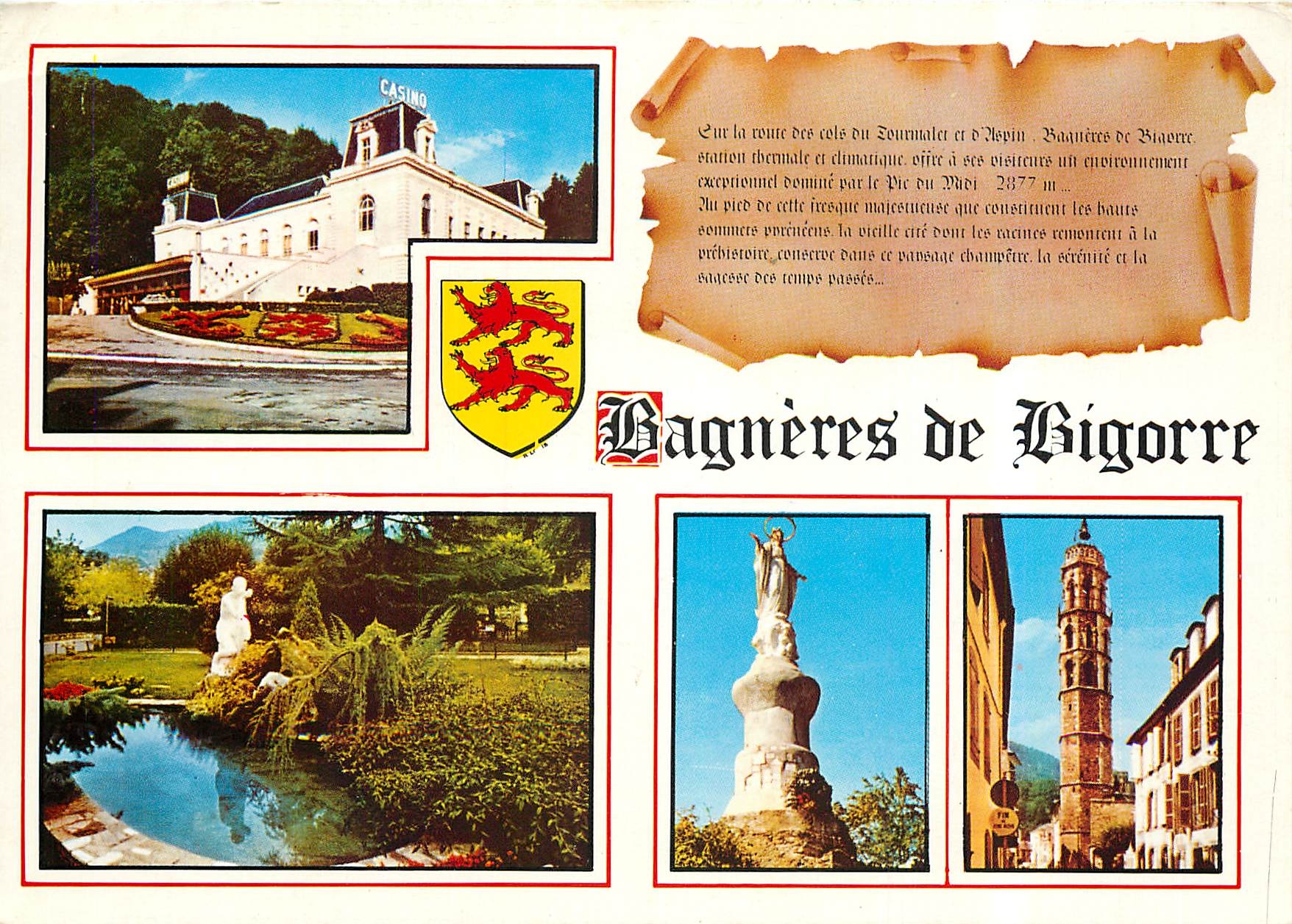 Bagnères-de-Bigorre — Casino et sites touristiques — Éditions et Impressions Combier / Mâcon