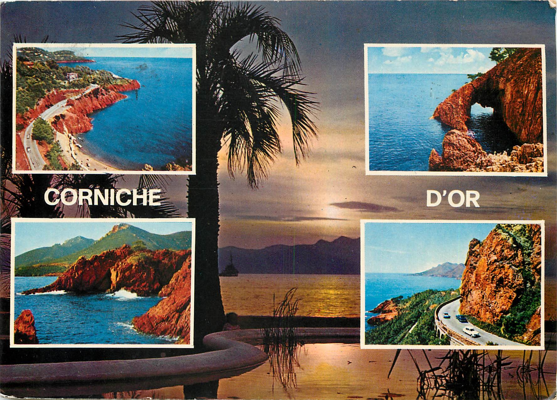 CPM Cote d'Azur French Riviera La Corniche d'Or Les Roche rouges de l'Esterel