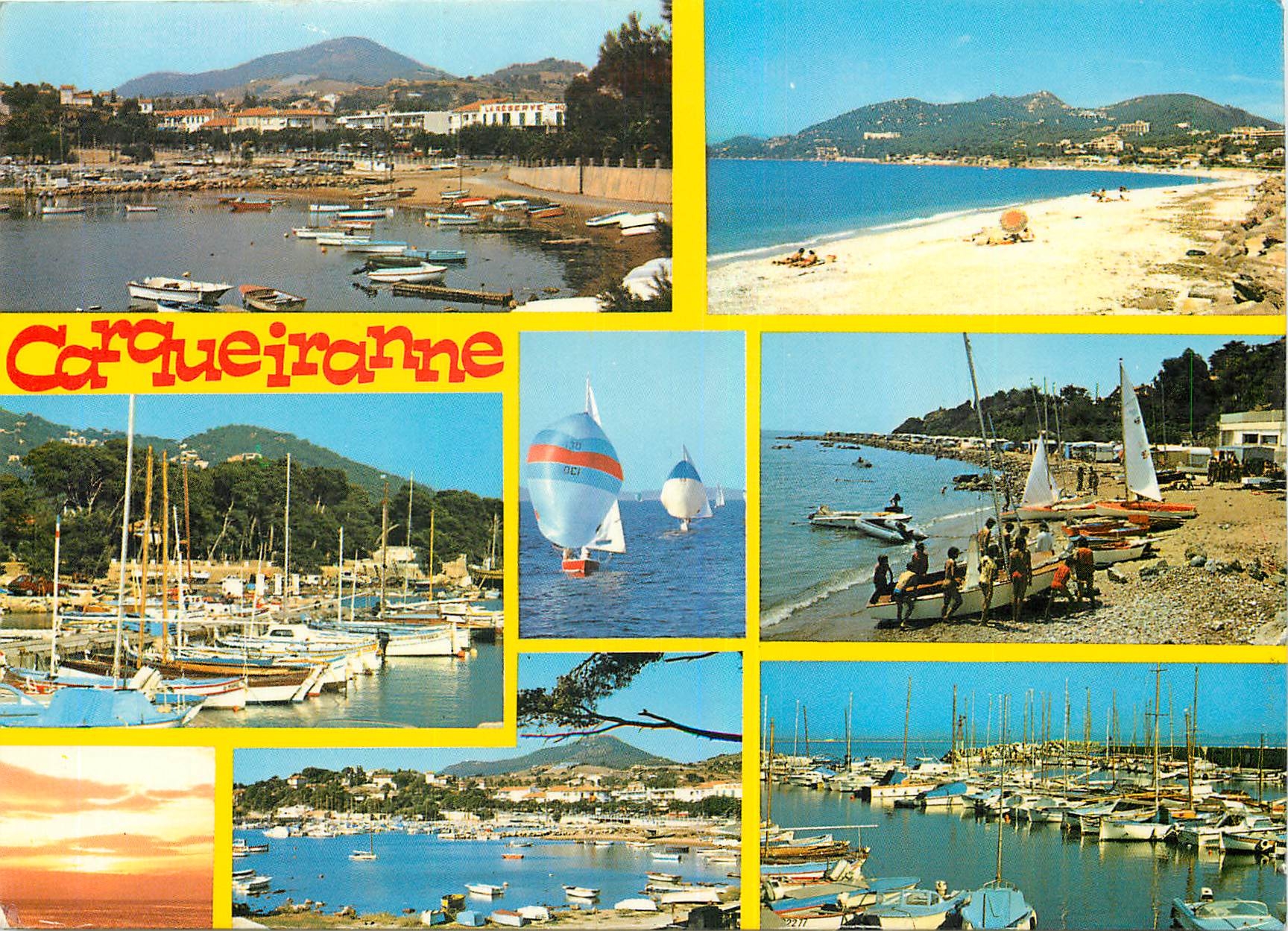 CPM Lumiere et Beaute de la Cote d'Azur Souvenir de Carqueiranne