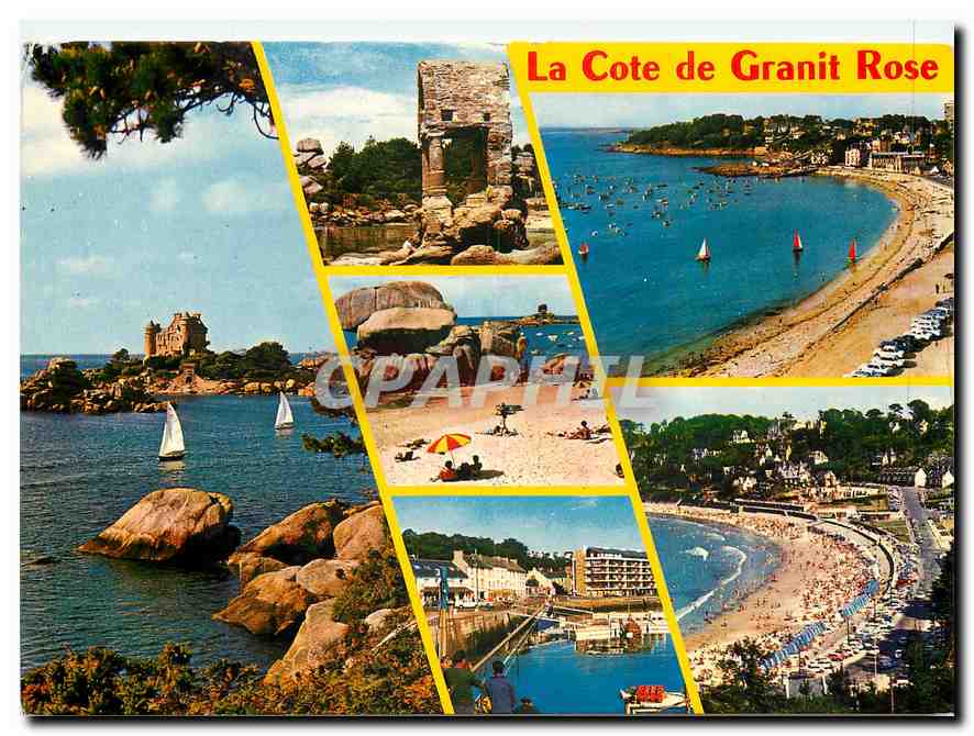 CPM Couleurs de Bretagne La cote de Granit Rose