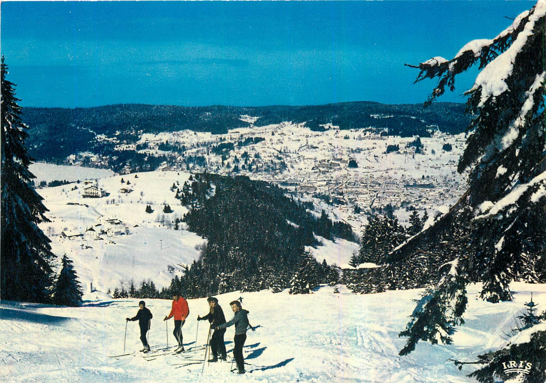CPM Les Vosges sous la Neige Gerardmer La Mauselaine
