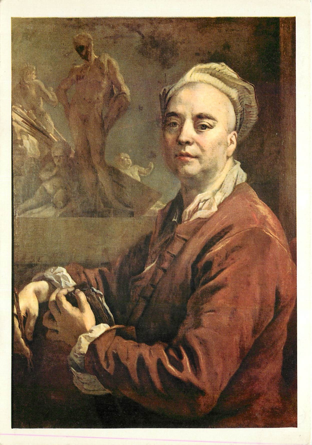 CPM Les Chefs d'Oeuvre du Musee de Tours Nicolas e Largilliere (1656 1746) Portrait de l'artiste en 