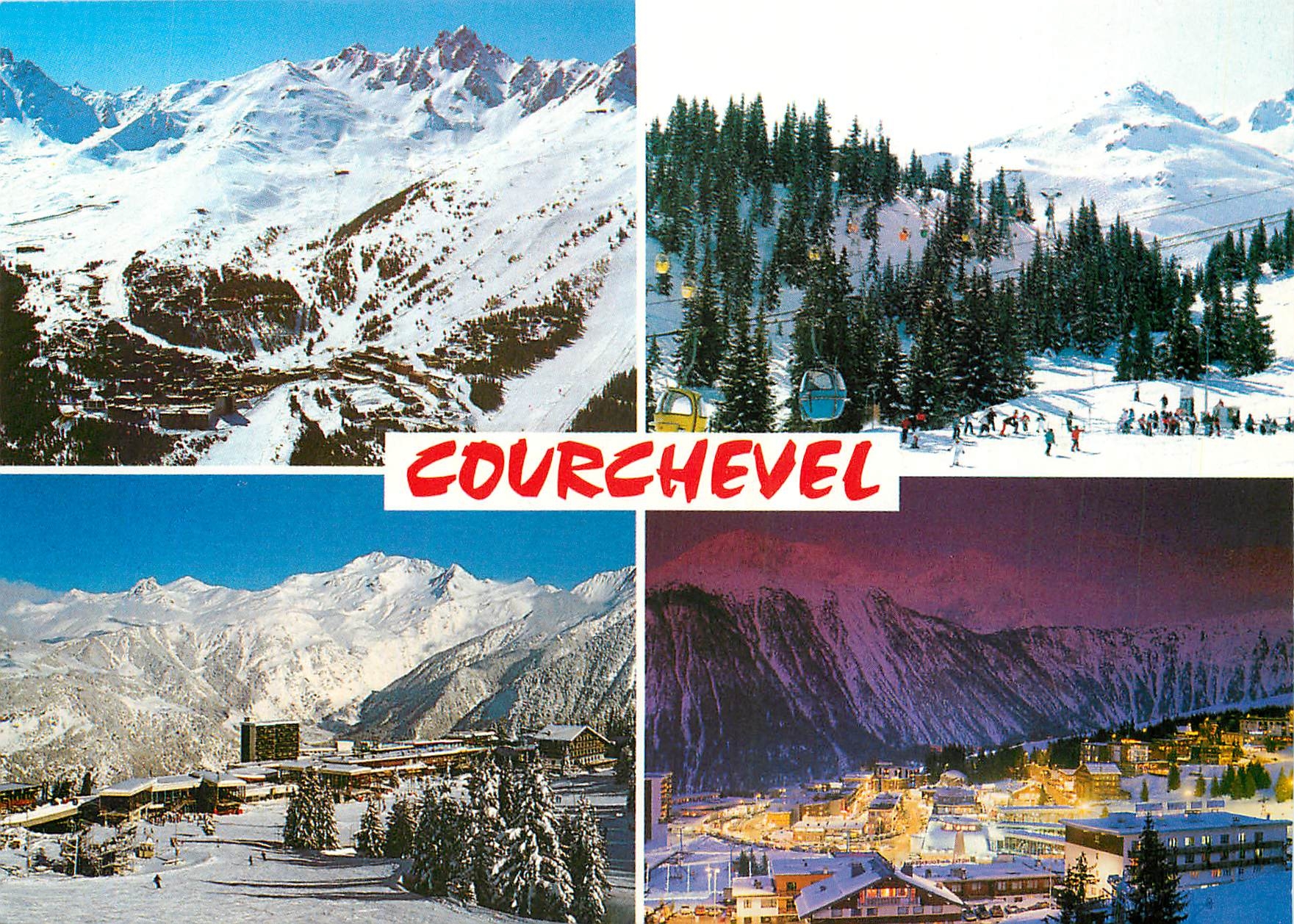 CPM Courchevel (Savoie France) Les 3 Vallees le plus grand domaine Skiable du monde