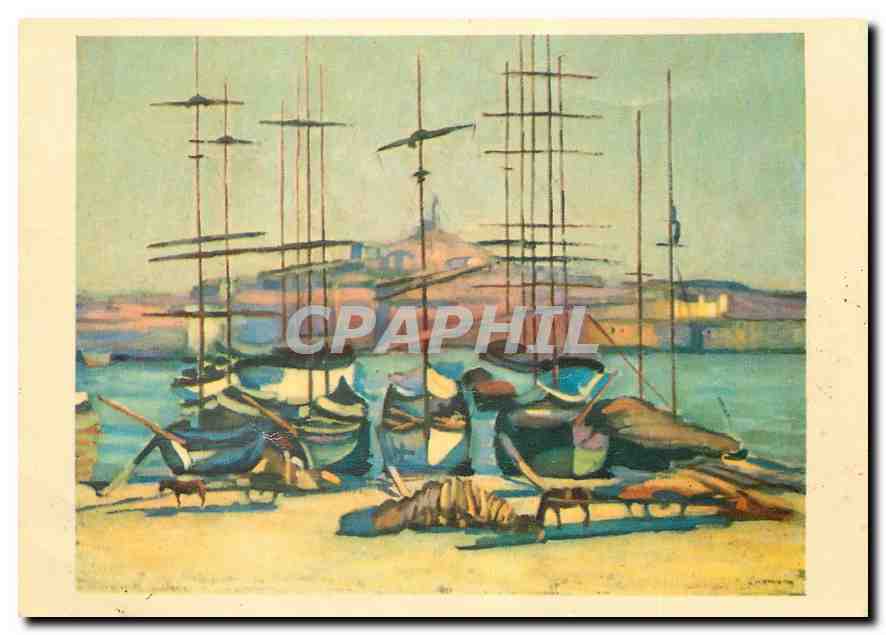 CPM Les Chefs d'Oeuvre du Musee du Havre Charles Camoin (1879) Port de Marseille