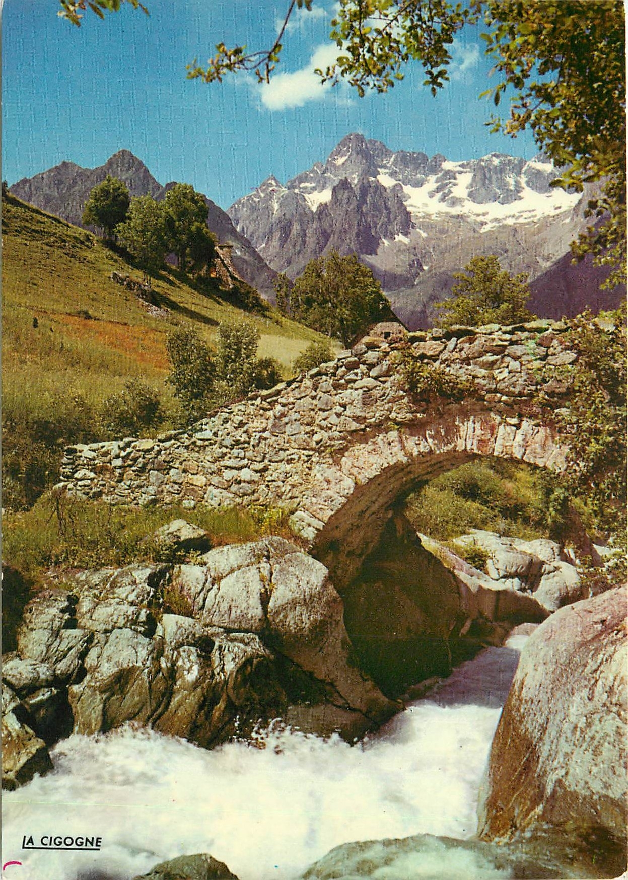 La Cigogne — Pont des Oulles du Diable et massif de l’Olan — Éditions « La Cigogne »