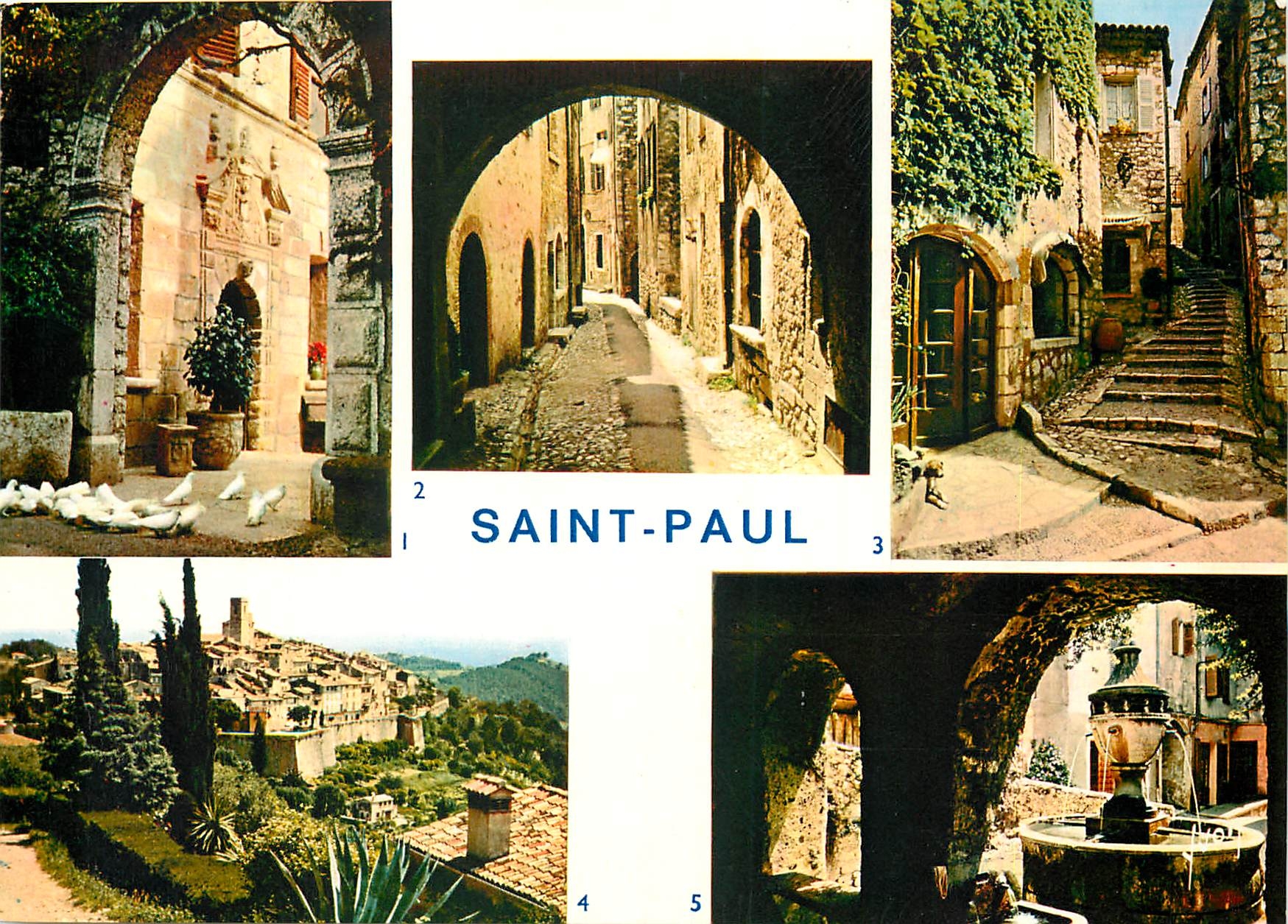 CPM Couleurs et Lumiere de France La Cote d'Azur miracle de la nature Saint Paul de Vence (A M)