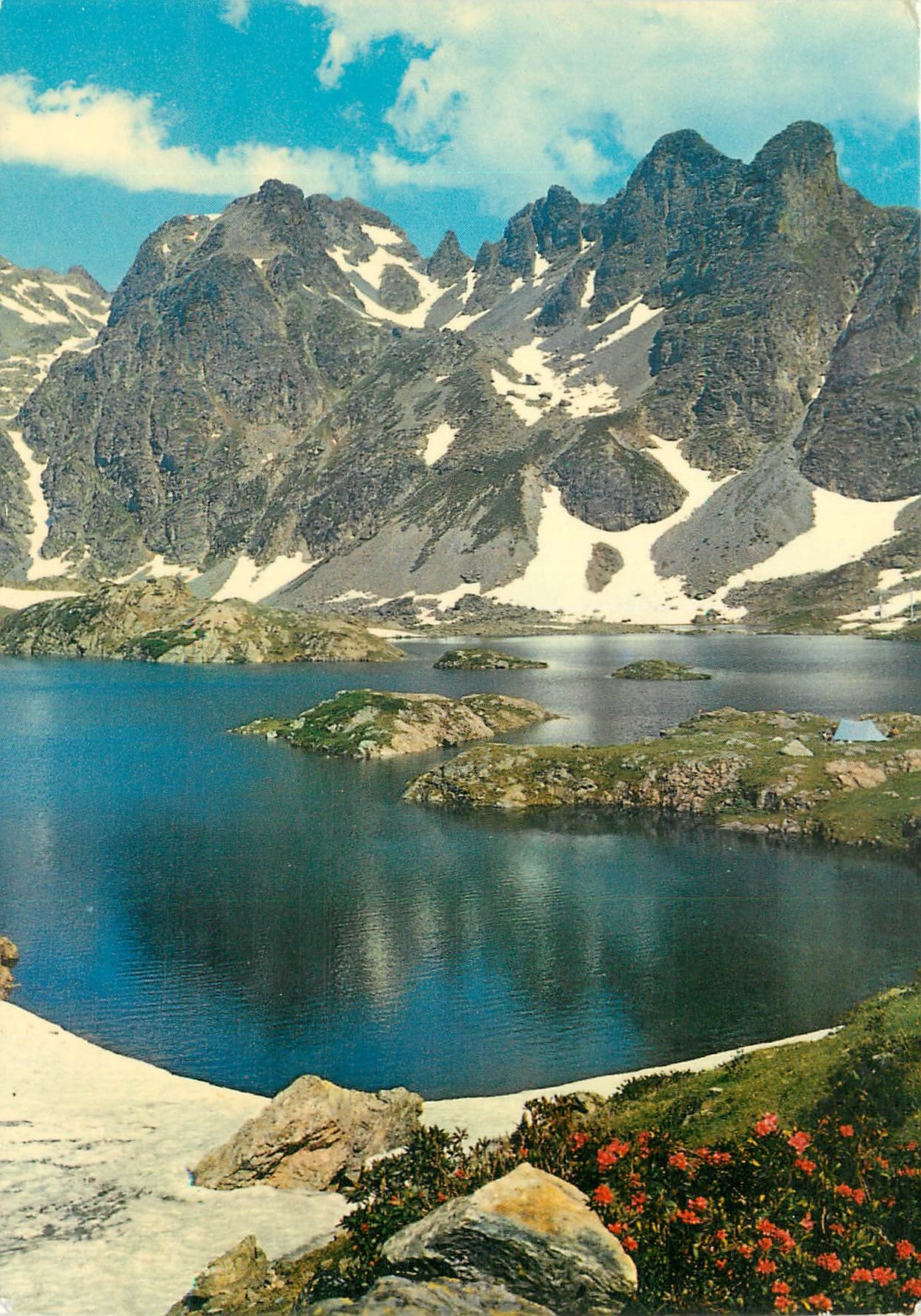 CPM Lac a truites en haute montagne