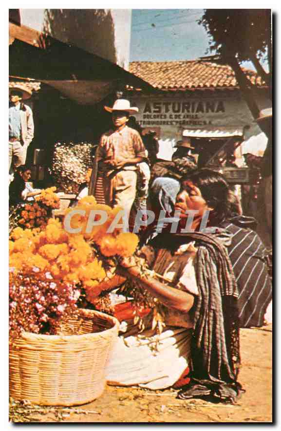 CPM Pittoresque et Couleurs des marches mexicains