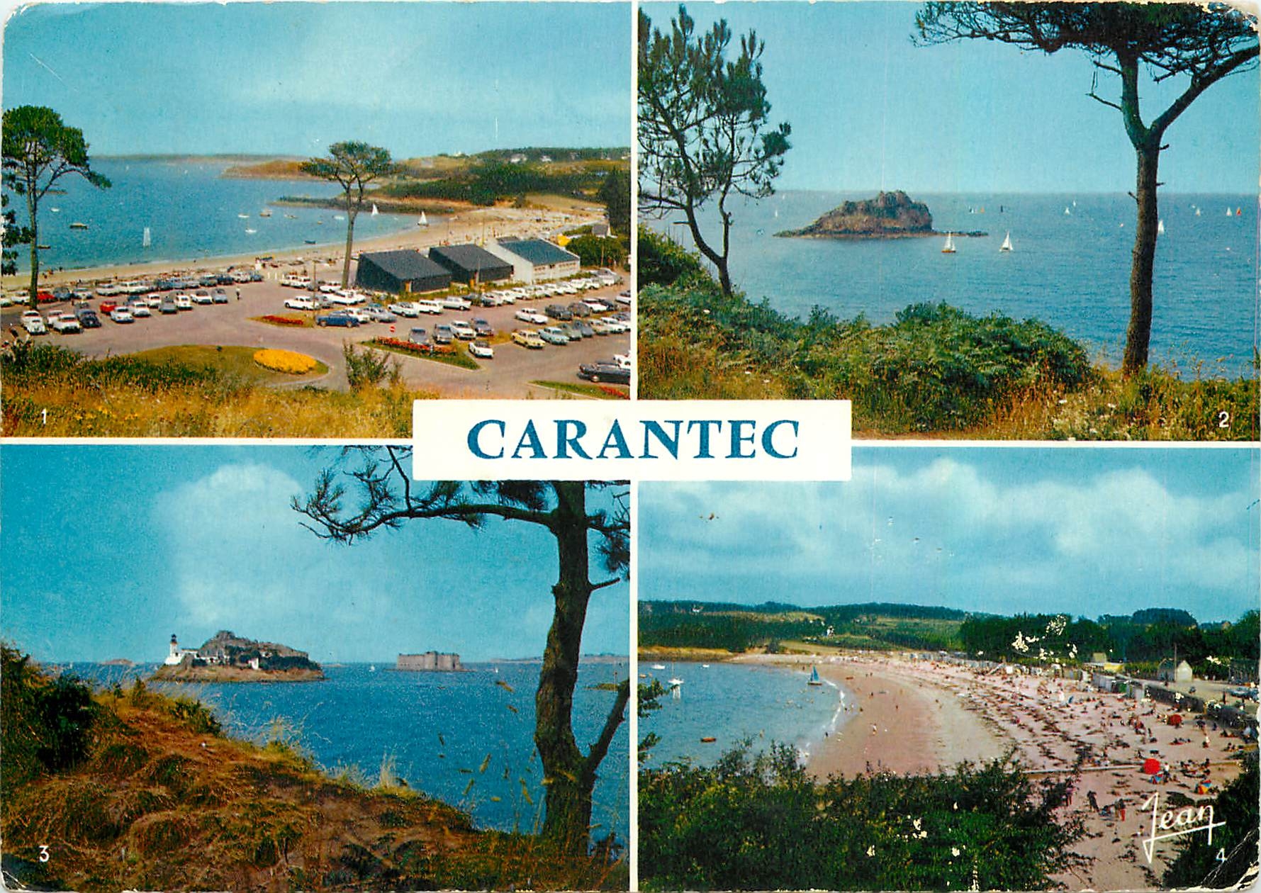 CPM La Bretagne Carantec (Finistere) La Plage de Kellen vue de la Pointe de Pen Al Lann