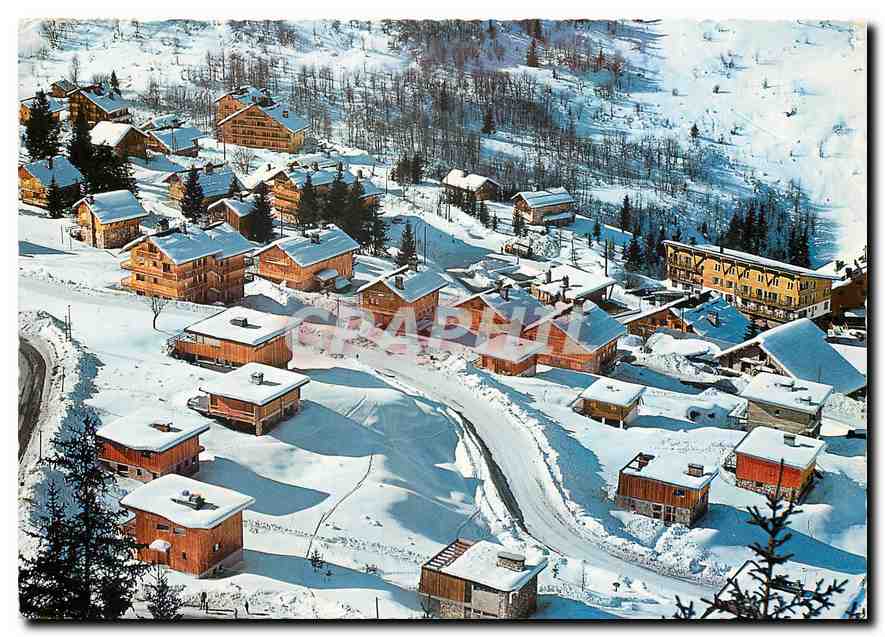 CPM Meribel les Allues (Savoie) alt 1600 2750 m sports d'Hiver vue plongeante sur la Station