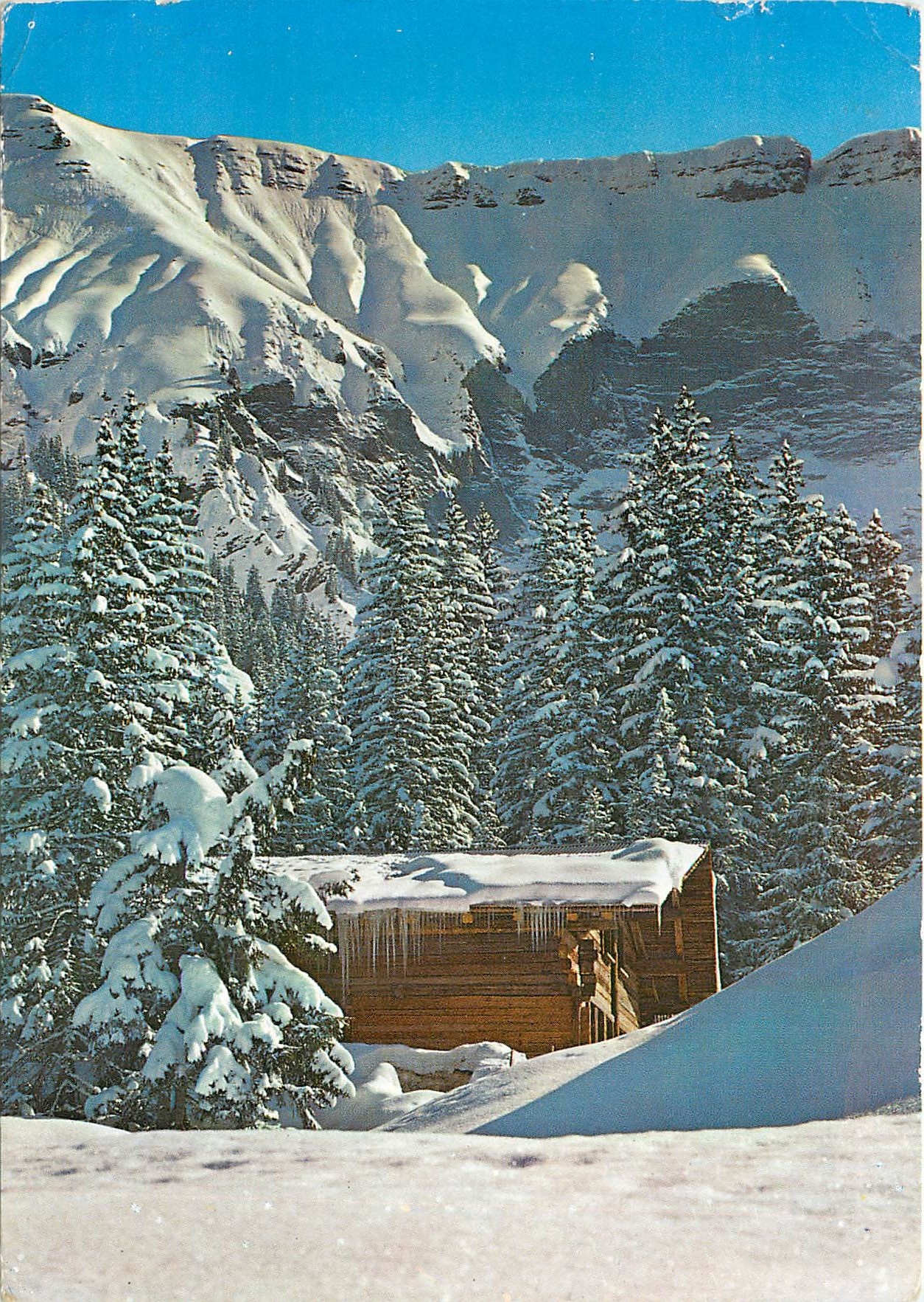 CPM Megeve Capitasle du Ski (Haute Savoie) Alt 113m cote 2000 Dans le fond la chaine du Mont Joly