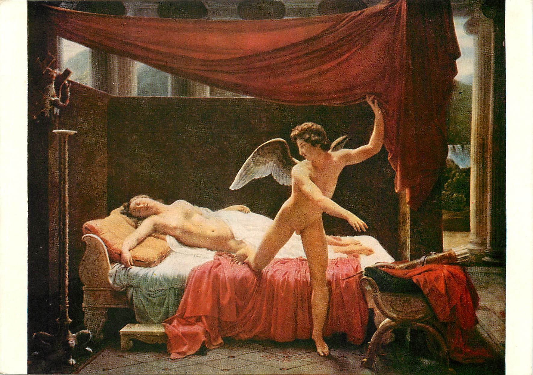 CPM FRANCOIS Edouard Picot 1786 1868 l'amour et Psyche