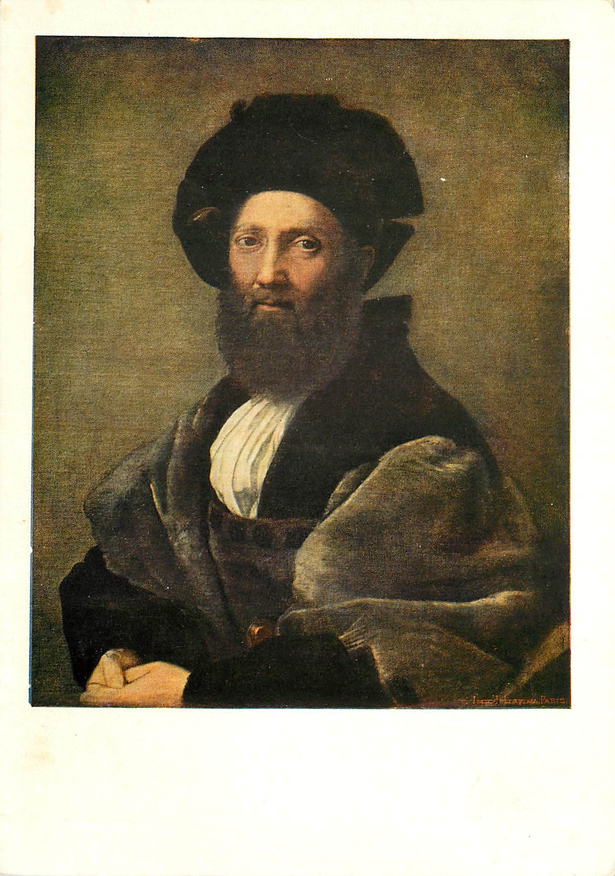 CPM Raphael Sanzio 1483 1520 Portrait de Balthazar Castiglione