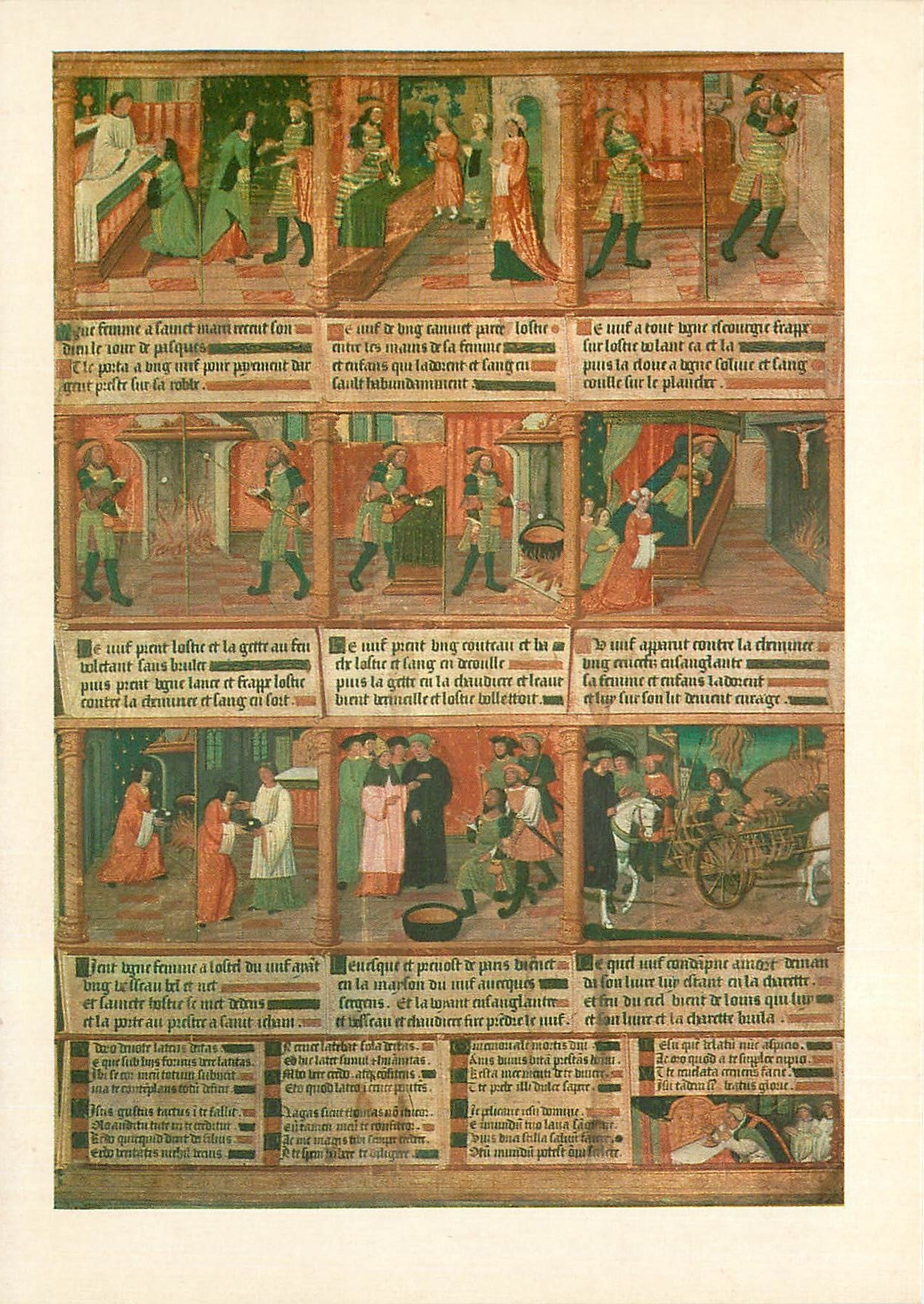 Miracle eucharistique des Billettes — École française du XVIe siècle — Éditions des Mathurins, Paris