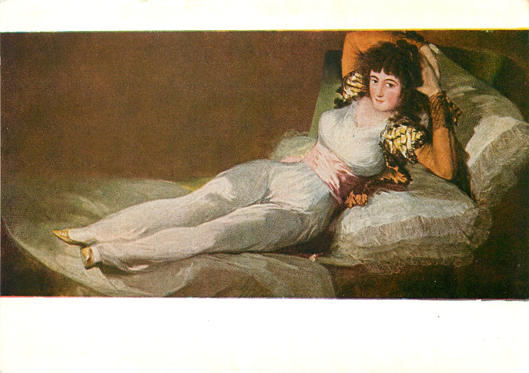 CPM Francisco Jose de Goya Lucientes 1746 1823 la Maja Habillee