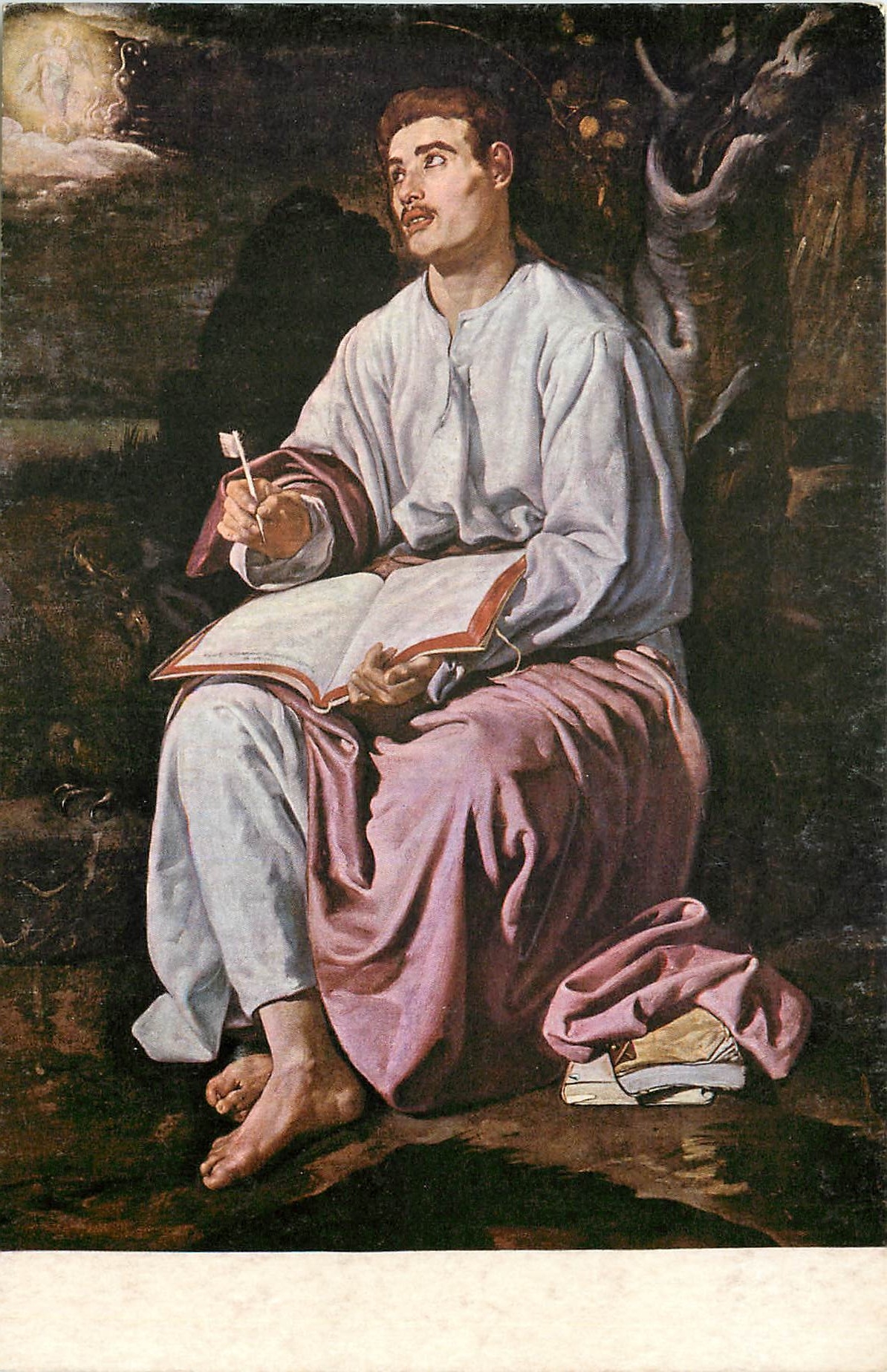 CPM Londre Galeria Nacional velazquez Saint Jean l'Evangekiste a Palmos