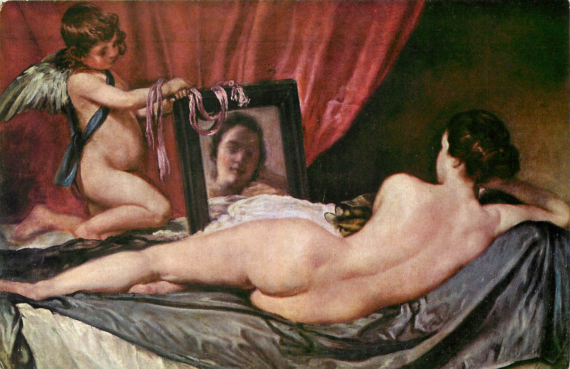 CPM Londres Galeria Nacional  Velazquez La Venut et Cupidon
