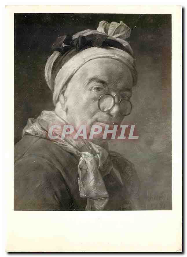 CPM Exposition le Portrait Francais de Watteau a David 16 cat Portrait de l'artiste dit besicles par