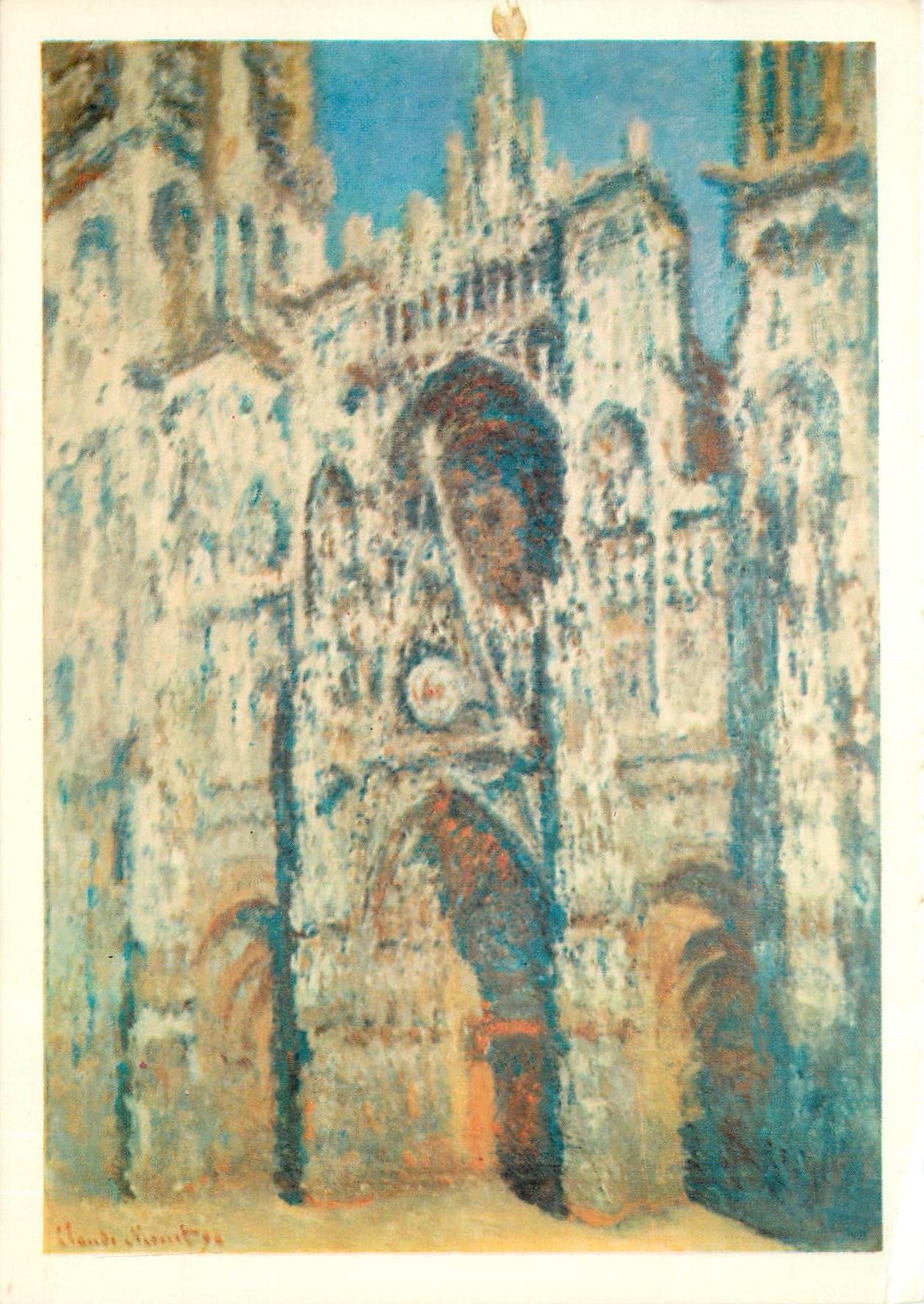 CPM C Monet Cathedrale de Rouen Plein soleil