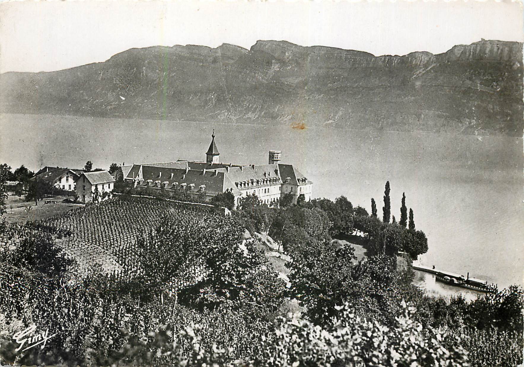 CPM La Savoie Pittoresque Lac du Bourget Abbaye d'Hautecombe