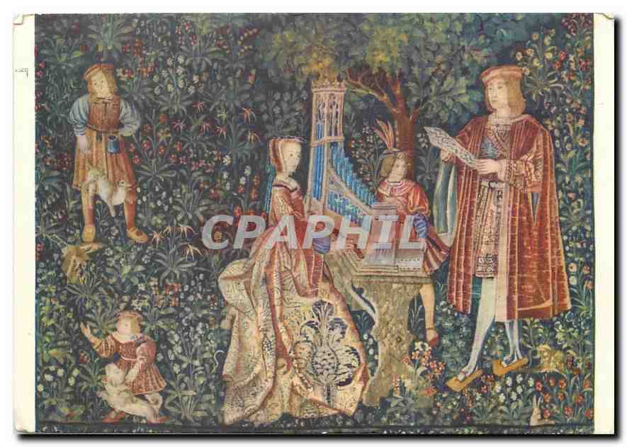 CPM Tapisseries (XVIe s) Dame a l'Orgue dite Dame de Rohan