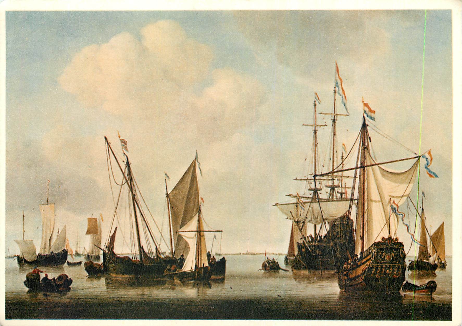 CPM Willem Van de Velde de Jonge (1633 1707) des batiments de Guerre