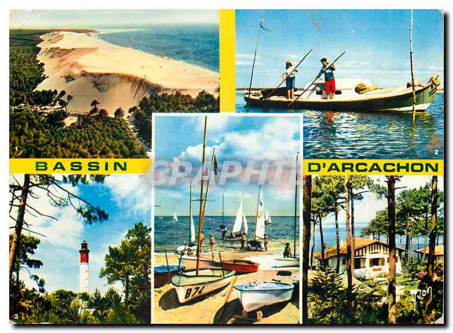 CPM Couleurs et Lumliere de France Bassi d'Arcachon (Gironde)