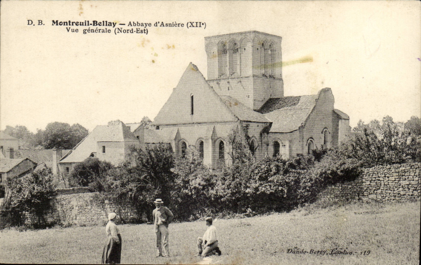 Montreuil-Bellay -CDA - Abbaye d'Asniere