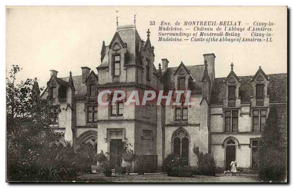 Montreuil-Bellay -CDA - Chateau de l' Abbaye d'asnieres