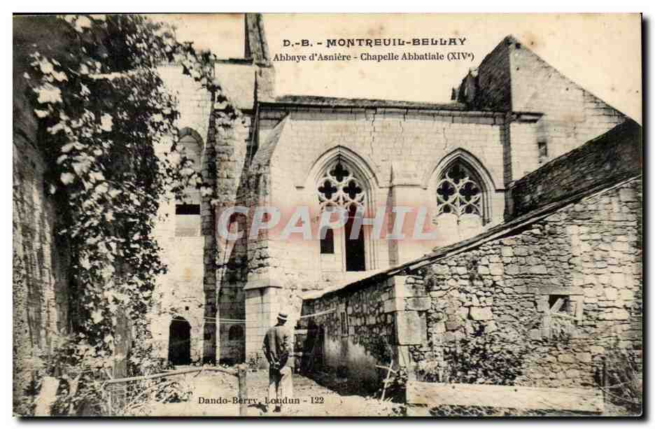 Montreuil-Bellay - CDA - Abbaye d'Asnuiere - Chapelle Abbatiale