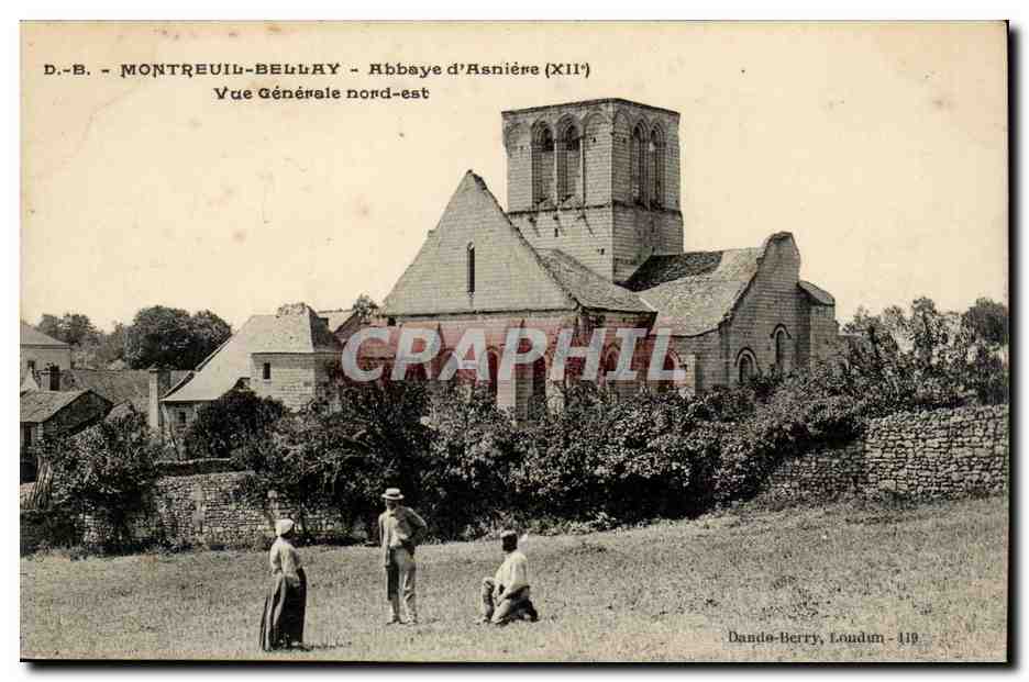 Montreuil-Bellay - CDA - Abbaye d'Asniere